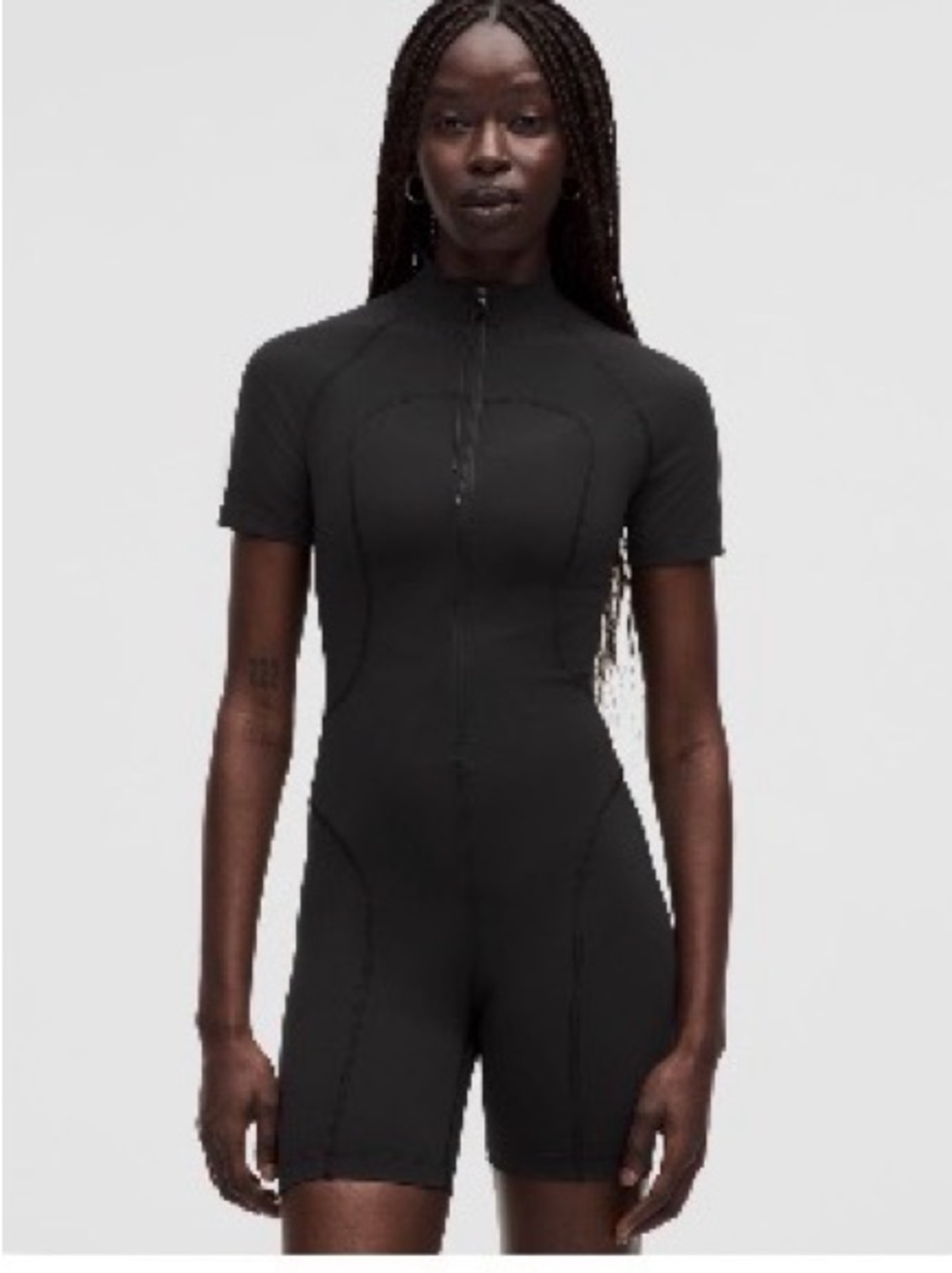 NWT LULULEMON Everlux Front-Zip Bodysuit 6"